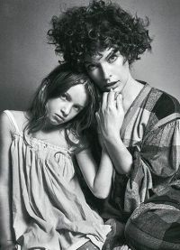 Милла Йовович и ее дочь Эвер Габо в Vogue Italia
