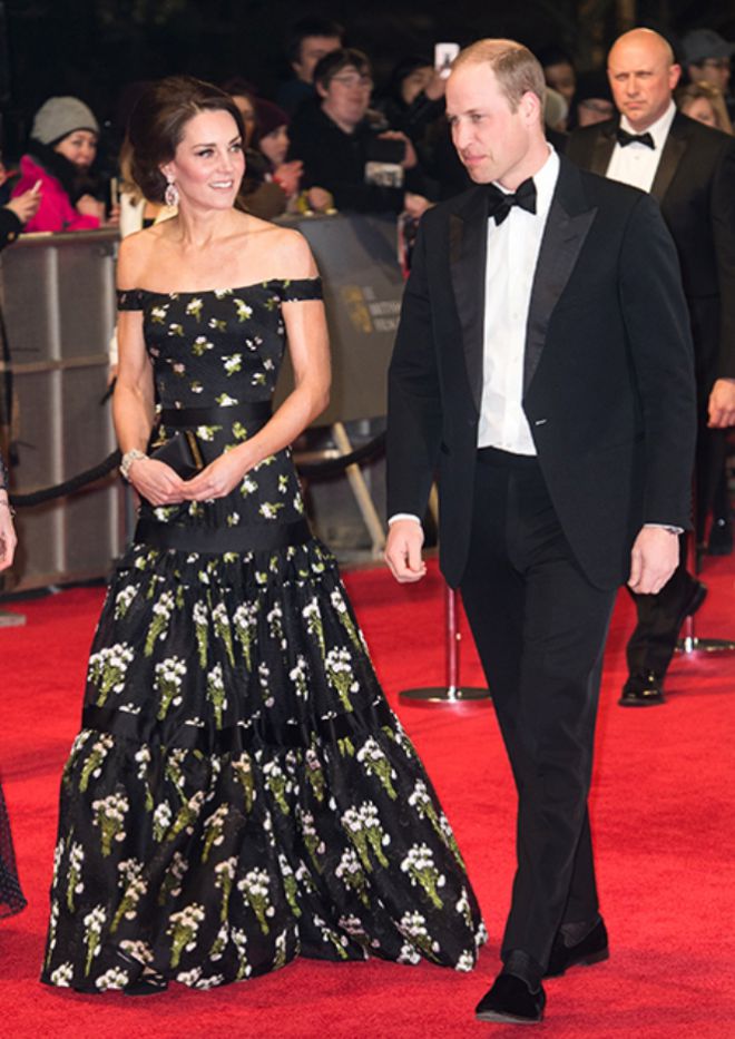 Кейт Миддлтон и принц Уильям, BAFTA-2017