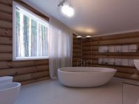 Koupelna v dřevěném domě9