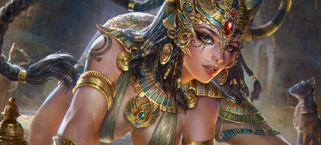 bogini piękna w Egipcie