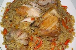 Uzbecký kuřecí pilaf recept