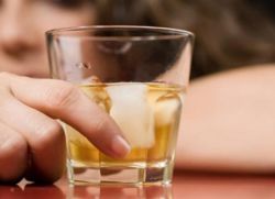 choulostivá voda z dávky alkoholismu