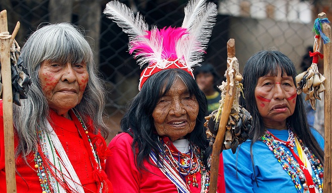 Женщины племени Мака