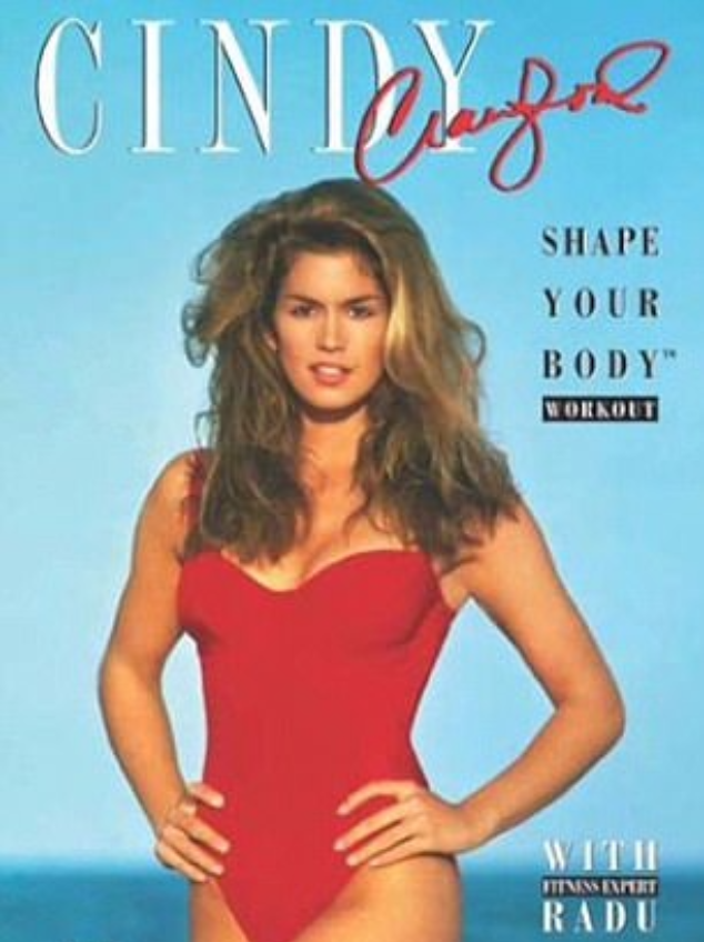 Звездная топ-модель Синди Кроуфорд в 90-е годы
