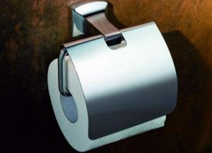 Носач тоалет папира 4. Са поклопцем