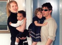 Tom Cruise a Nicole Kidman a jejich děti