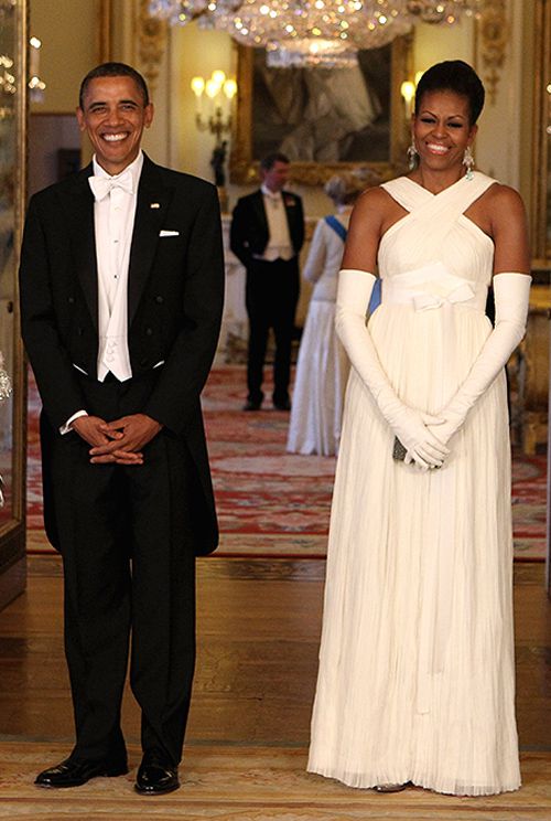 Барак и Мишель Обама на приеме в Букингемском дворце