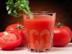 доматен сок през сока