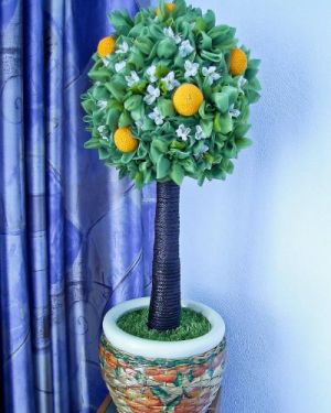 cvet in organza topiary 12