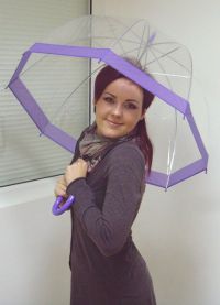 прозрачна чадър 7