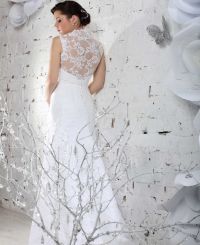 сватбена рокля с прозрачна корсет 7
