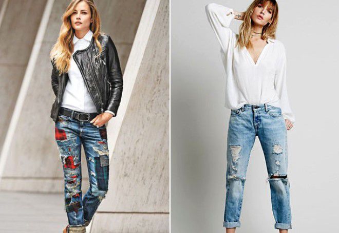 džíny móda 2017 nové trendy
