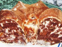 lanýžový zakysaný dort