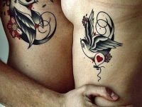 Seznanjeni tetovaže za dva ljubitelja3