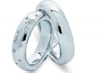 bijeli zlato upareni vjenčani prstenovi1