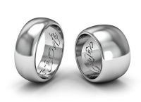 пару бијелих златних венчаних прстена7