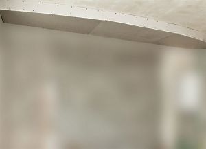 Dwupoziomowy sufit wykonany z płyt gipsowo-kartonowych własnymi rękami18