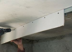 Do-it-yourself dvoslojni strop z mavčno ploščo6