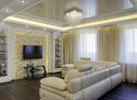 Typy stropů v obývacím pokoji13