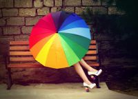 чадър на тръстика rainbow5