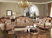 Nábytek měkký pro obývací pokoj v klasickém stylu2