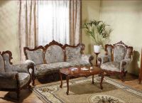 Čalouněný nábytek pro obývací pokoj v klasickém stylu4