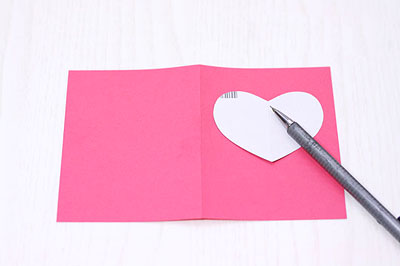 1 как да направите хартия на Валентин