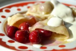 Ukrajinski cmoki s receptom češnje