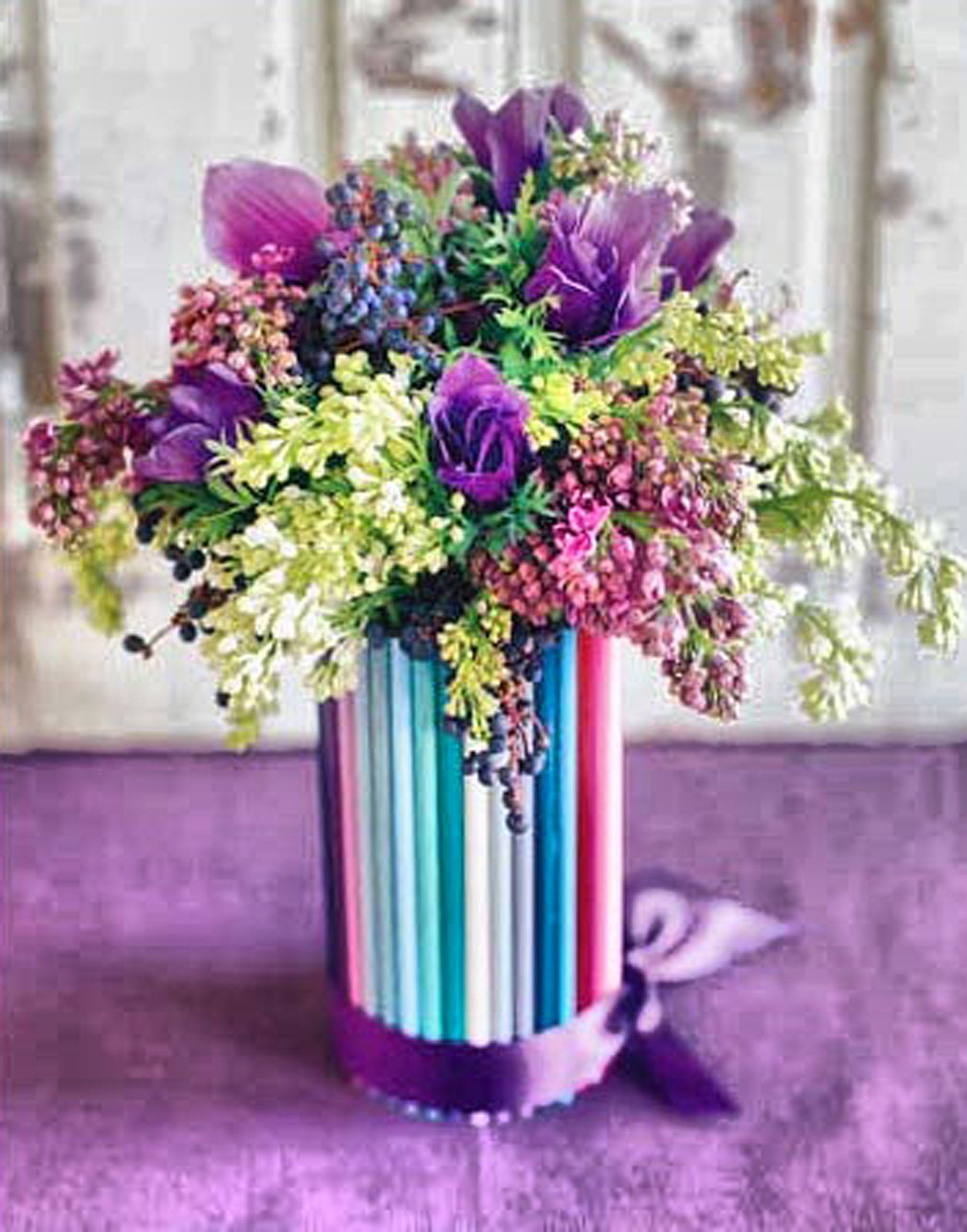 Как украсить цветной. Вазы с цветами. Оригинальный букет в вазе. Стильные цветы. Композиция цветов.