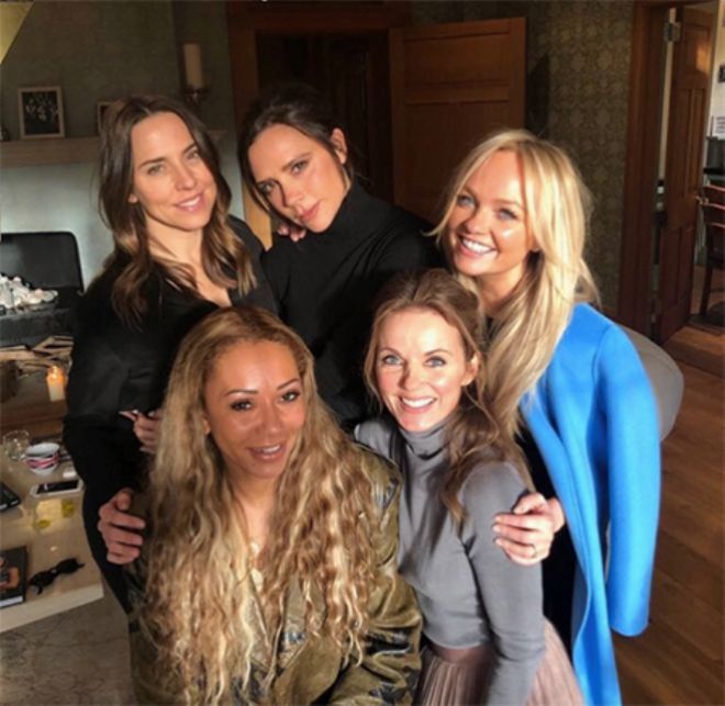 Экс-солистки Spice Girls по случаю воссоединения коллектива