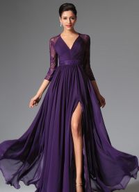 fioletowa sukienka na podłodze 17