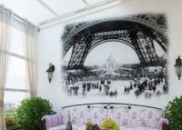 Nástěnná malba Eiffelova věž8