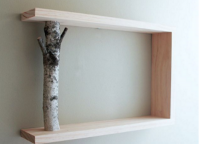 Półka wykonana z drewna własnymi rękami11