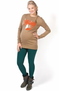 Ciepłe legginsy dla kobiet w ciąży 3