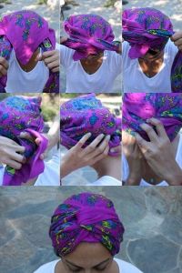 Způsoby vázání šátek 2