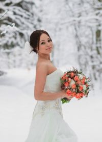 Svatební kytice v zimě 2