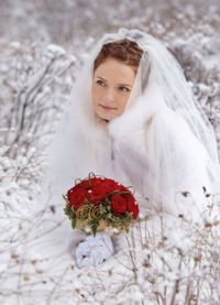 Bukiet ślubny w zimie 3