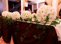 сватбен букет от хризантеми 11