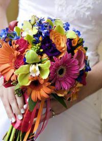 Svatební kytice z gerberů 6
