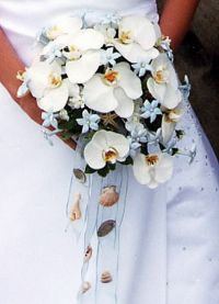 Сватбен букет от орхидеи 2