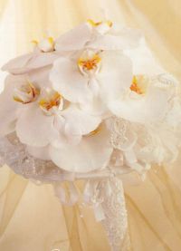 Сватбен букет от орхидеи 6
