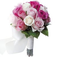 Сватбен букет от рози 7