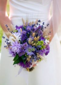 Сватбен букет от диви цветя 1