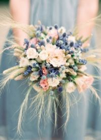 Сватбен букет от диви цветя 8