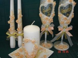свадбена свадбена свећа28