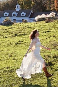 Сватбена рокля в кънтри стил 4