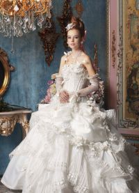 Рококо стил сватбена рокля6