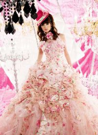 Рококо стил сватбена рокля8