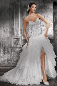 Сватбена рокля в испански стил 3