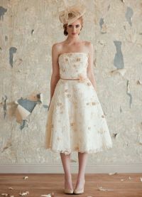 suknia ślubna midi 3